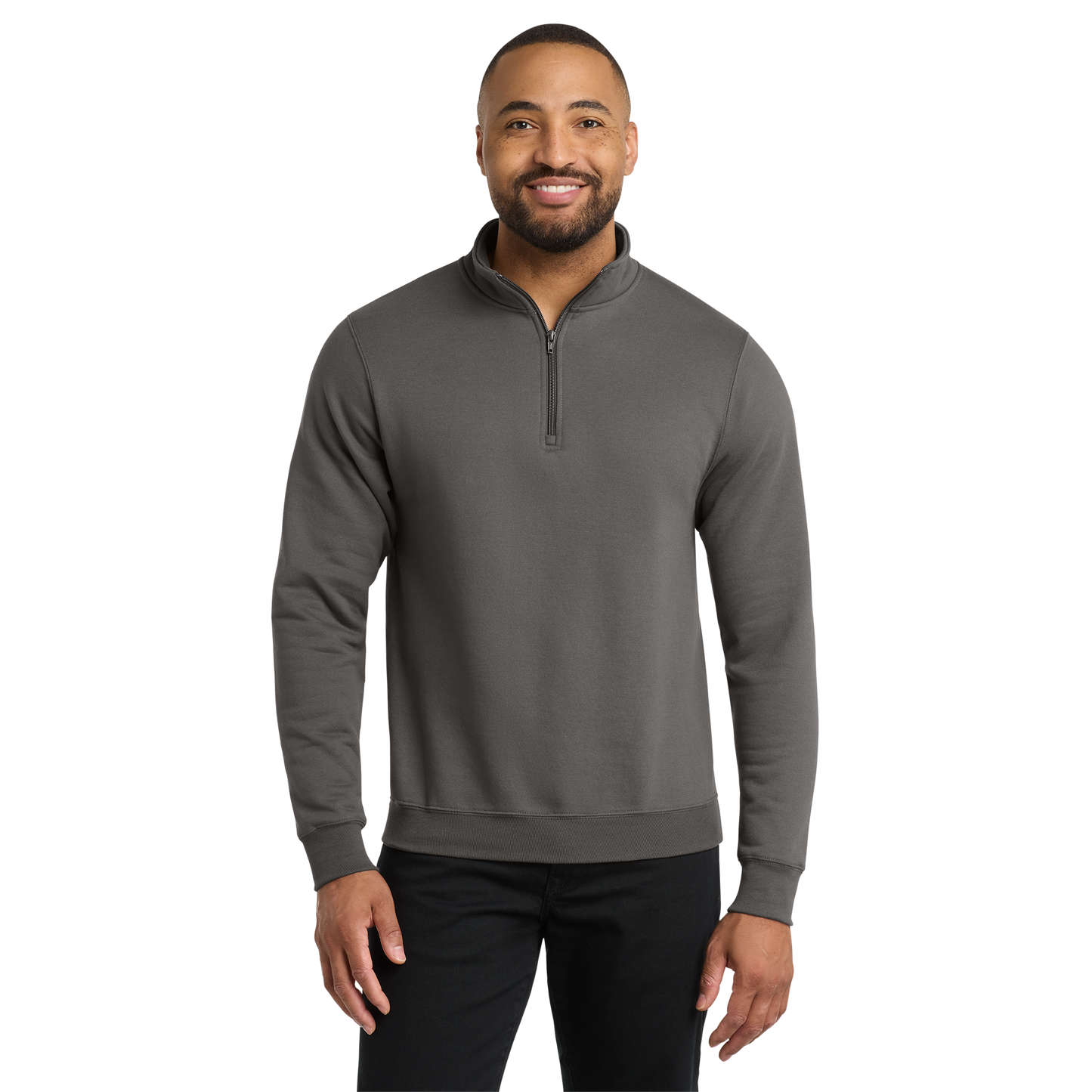Custom Port & Company® Core Fleece 1/4-Zip Pullover Sweatshirt PC78Q | Personalized Logo Quarter-Zip | Business & Team Apparel