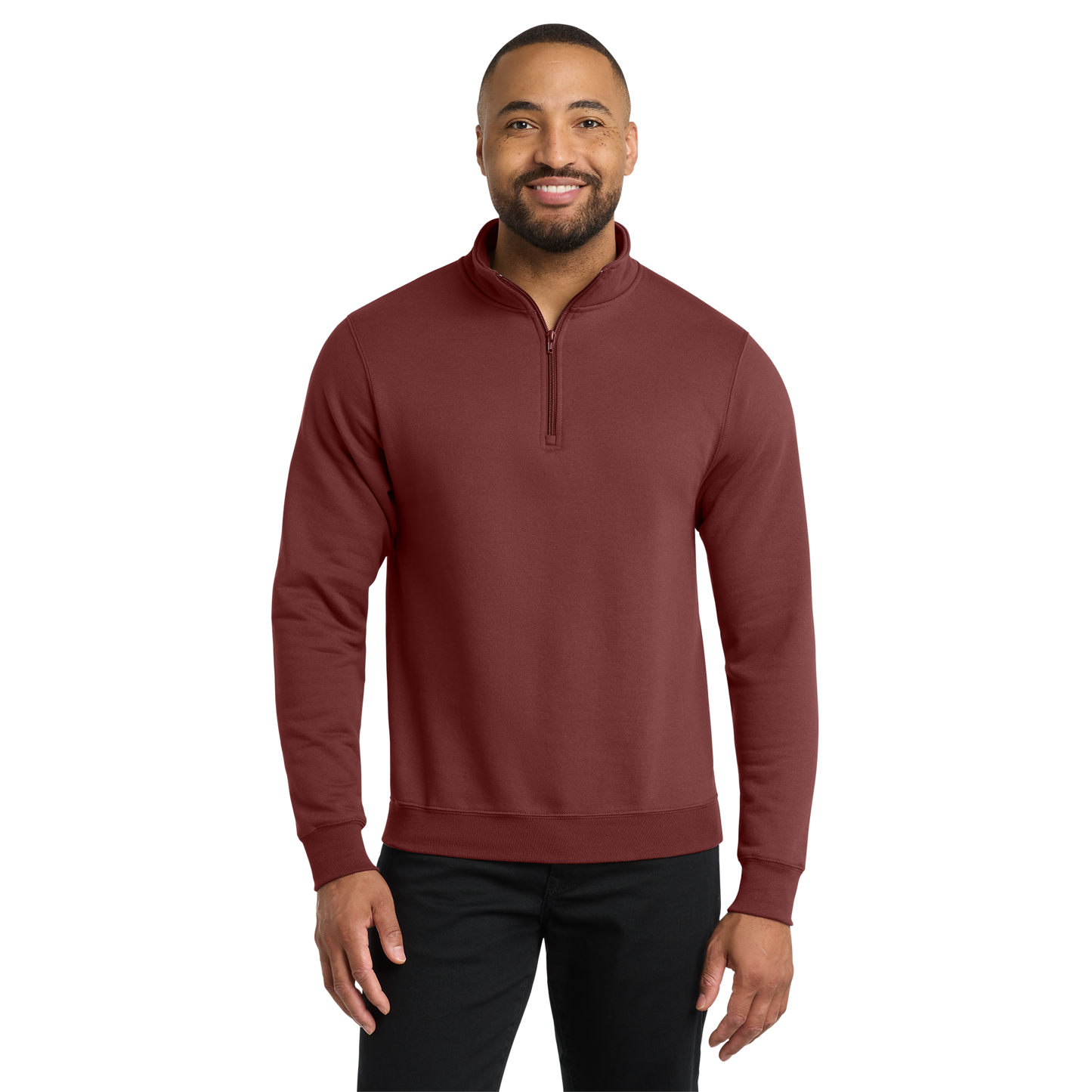 Custom Port & Company® Core Fleece 1/4-Zip Pullover Sweatshirt PC78Q | Personalized Logo Quarter-Zip | Business & Team Apparel