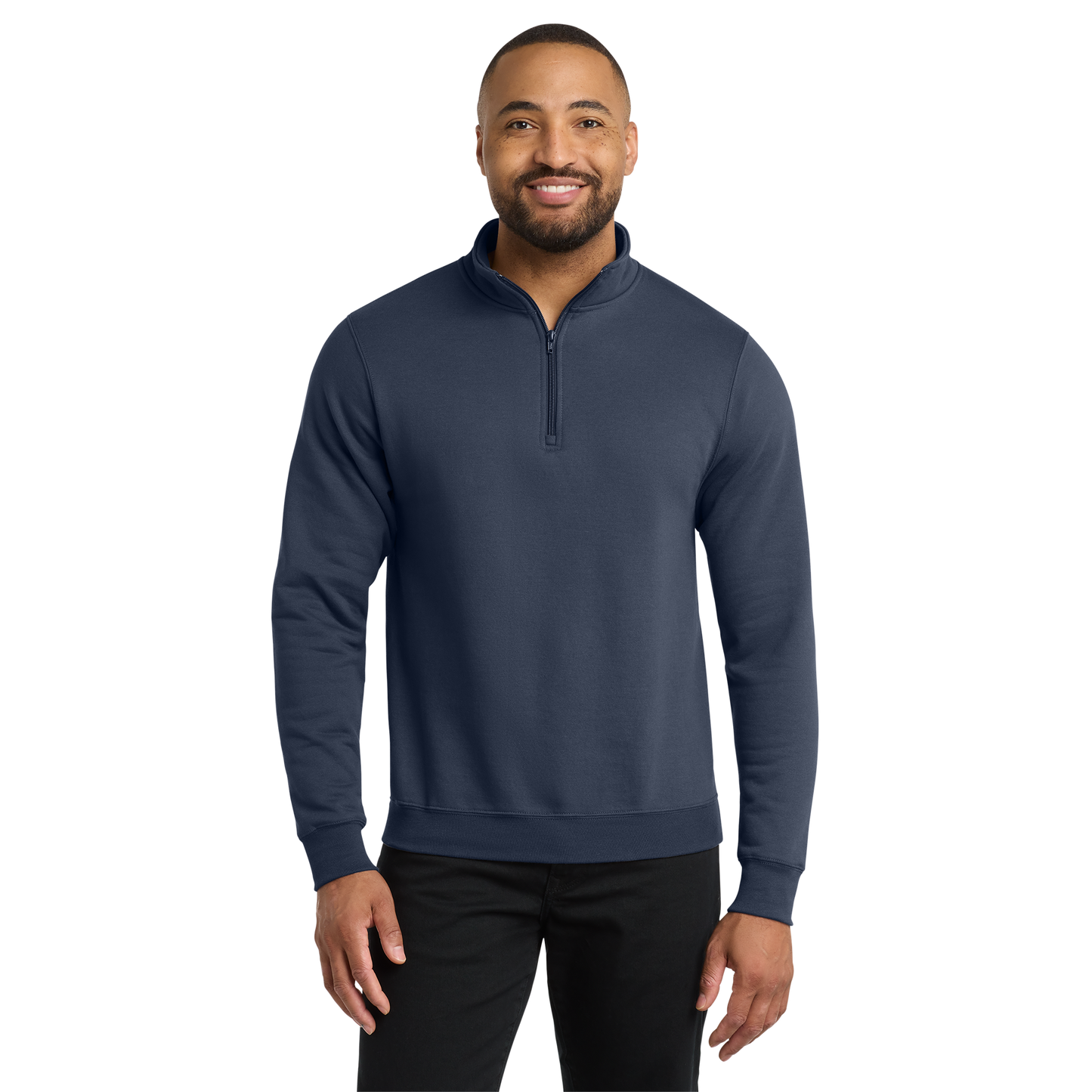 Custom Port & Company® Core Fleece 1/4-Zip Pullover Sweatshirt PC78Q | Personalized Logo Quarter-Zip | Business & Team Apparel
