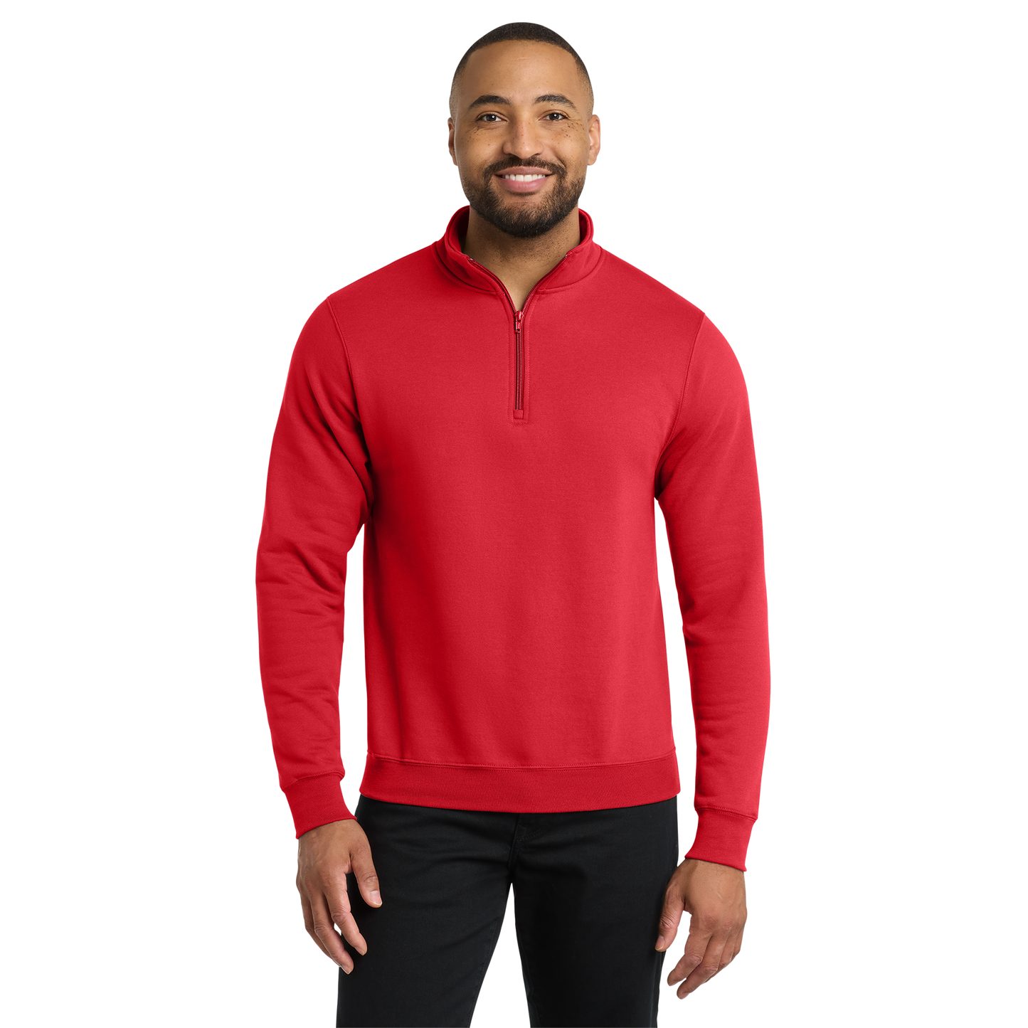 Custom Port & Company® Core Fleece 1/4-Zip Pullover Sweatshirt PC78Q | Personalized Logo Quarter-Zip | Business & Team Apparel