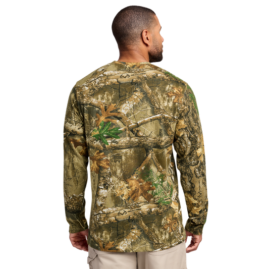 Custom Camo Russell Outdoors™ Realtree® Long Sleeve Tee | Personalized Camo Shirt with Your Logo | Hunting & Outdoor Apparel