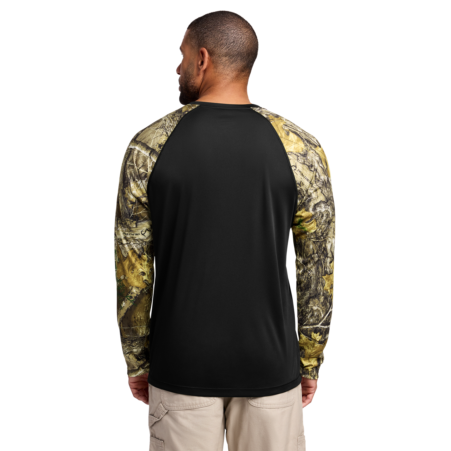 Custom Russell Outdoors™ Realtree® Colorblock Performance Tee | Personalized Camo Performance Longsleeve | Hunting, Outdoor & Work Apparel