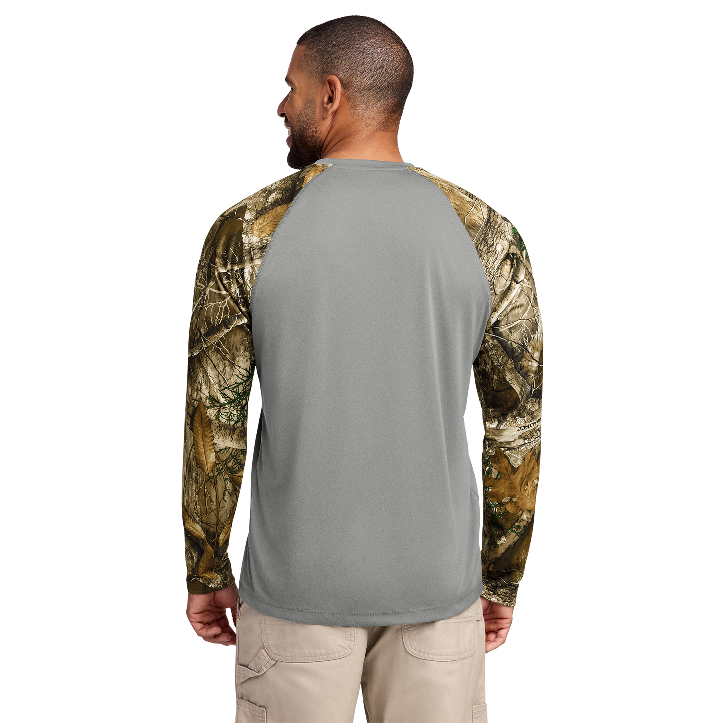 Custom Russell Outdoors™ Realtree® Colorblock Performance Tee | Personalized Camo Performance Longsleeve | Hunting, Outdoor & Work Apparel