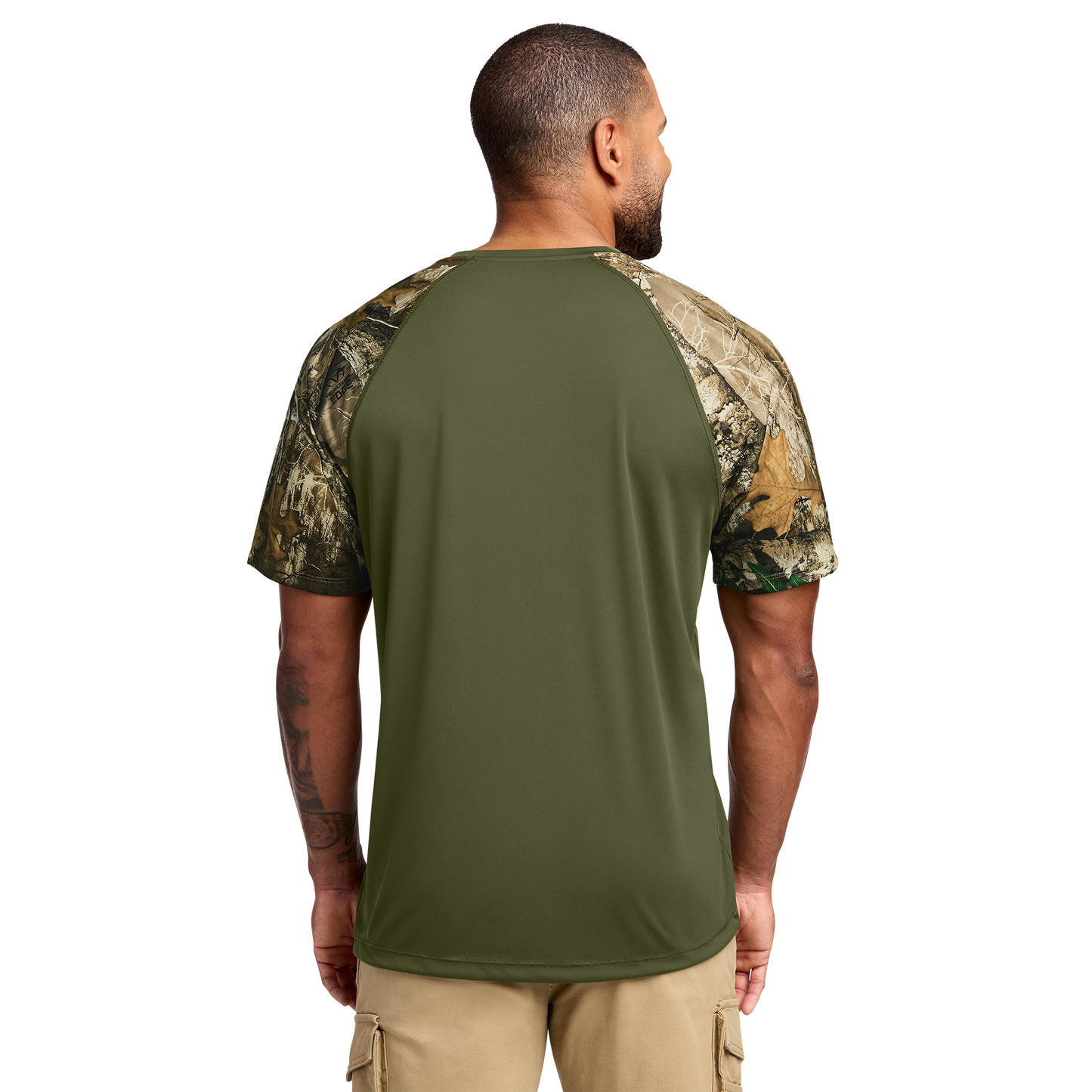 Custom Russell Outdoors™ Realtree® Colorblock Performance Tee | Personalized Camo Performance Longsleeve | Hunting, Outdoor & Work Apparel