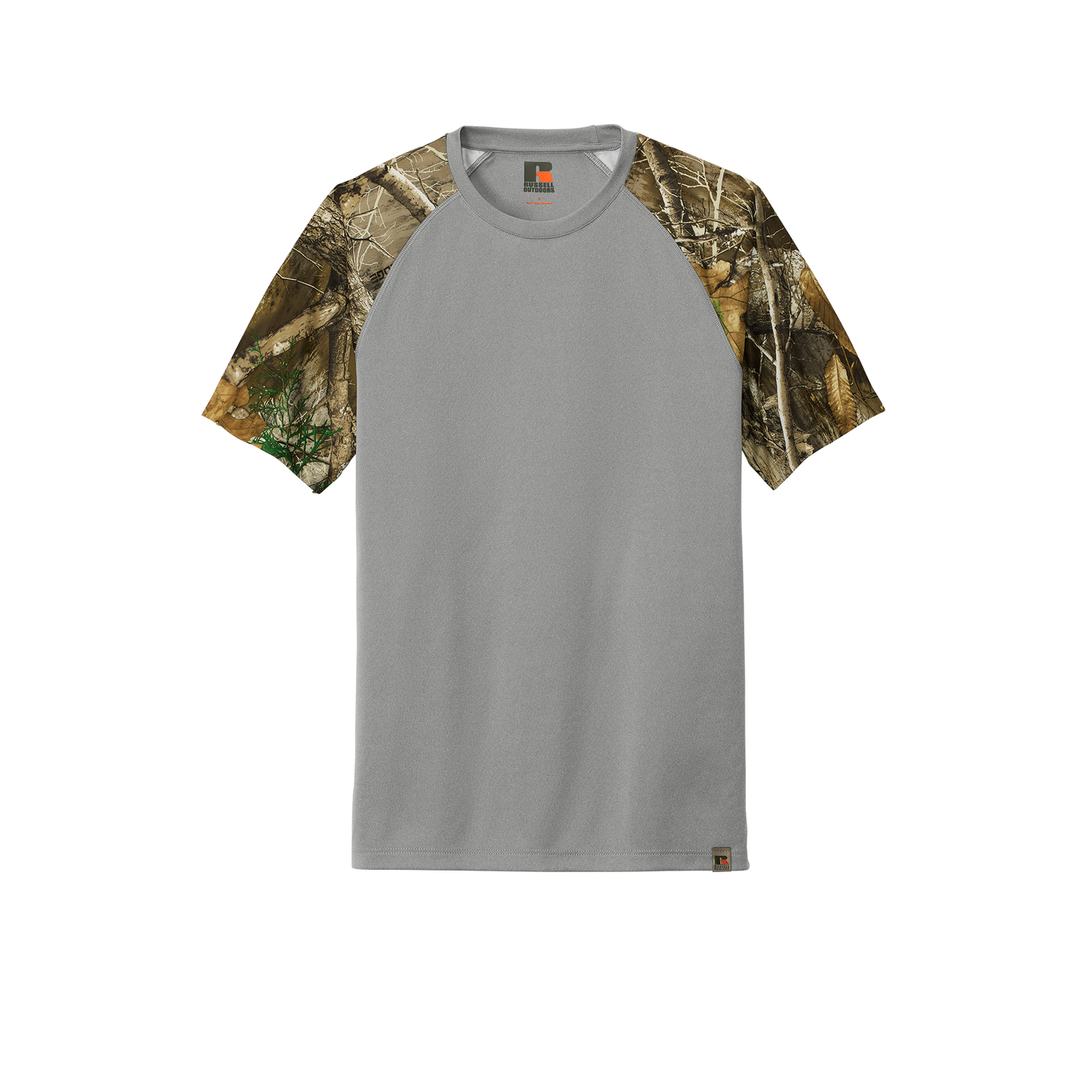 Custom Russell Outdoors™ Realtree® Colorblock Performance Tee | Personalized Camo Performance Longsleeve | Hunting, Outdoor & Work Apparel