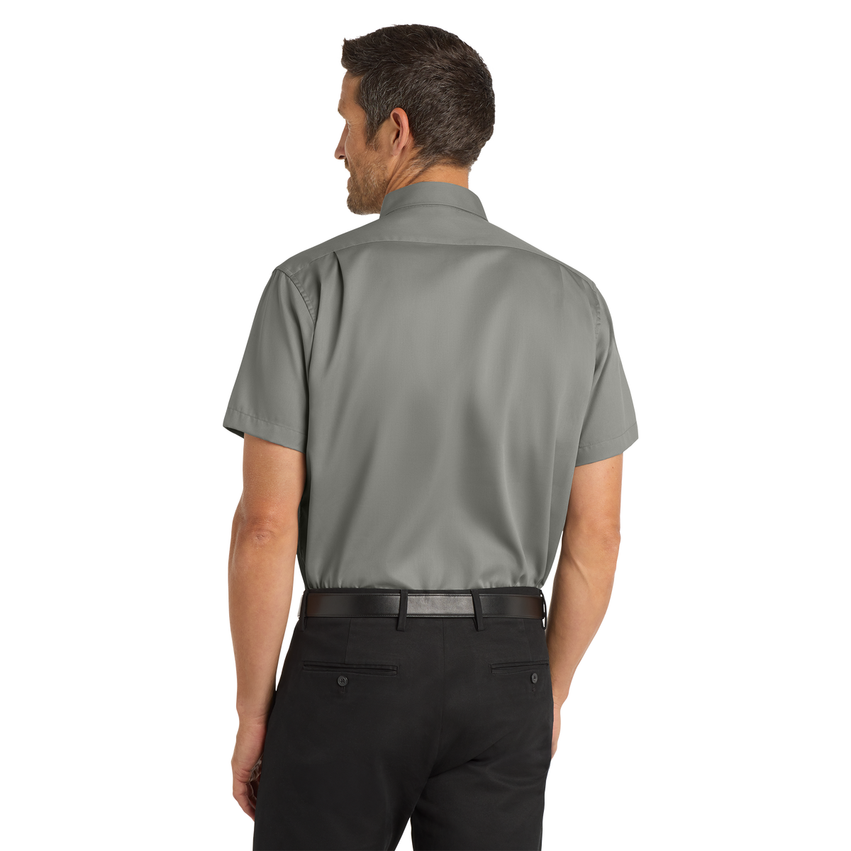 Custom DTF Printed Port Authority Twill Shirt | Short Sleeve Work Shirt| Business Uniform Shirt | Bulk Company Logo Apparel