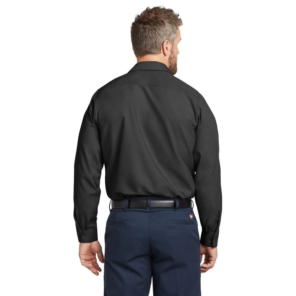 Custom Red Kap® Men’s Long Sleeve Industrial Work Shirt | Work Uniform Shirt | Workwear
