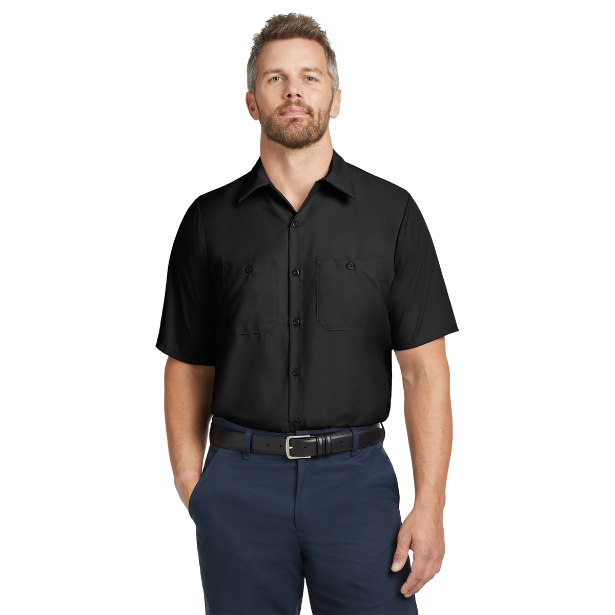 Custom Red Kap® Short Sleeve Industrial Work Shirt | Work Uniform