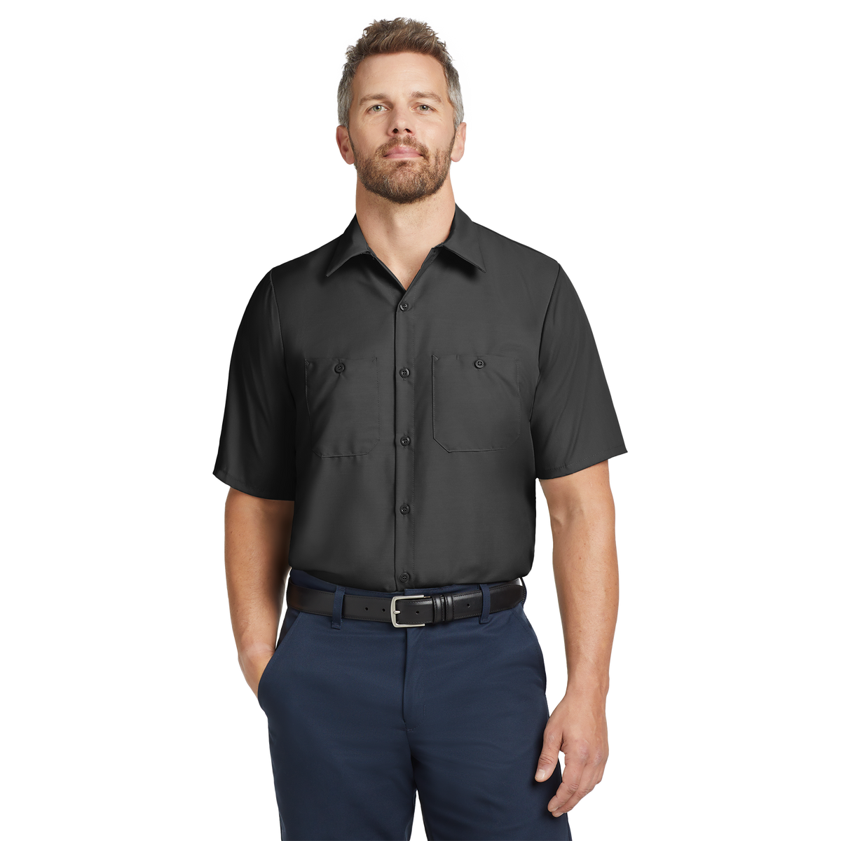 Custom Red Kap® Short Sleeve Industrial Work Shirt | Work Uniform