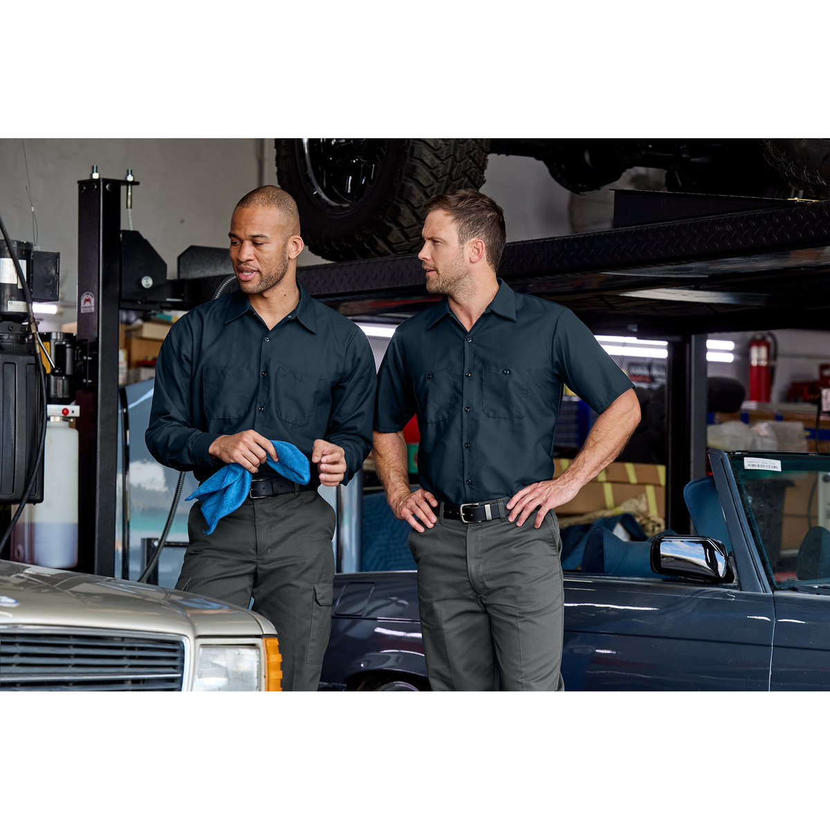Custom Red Kap® Short Sleeve Industrial Work Shirt | Work Uniform