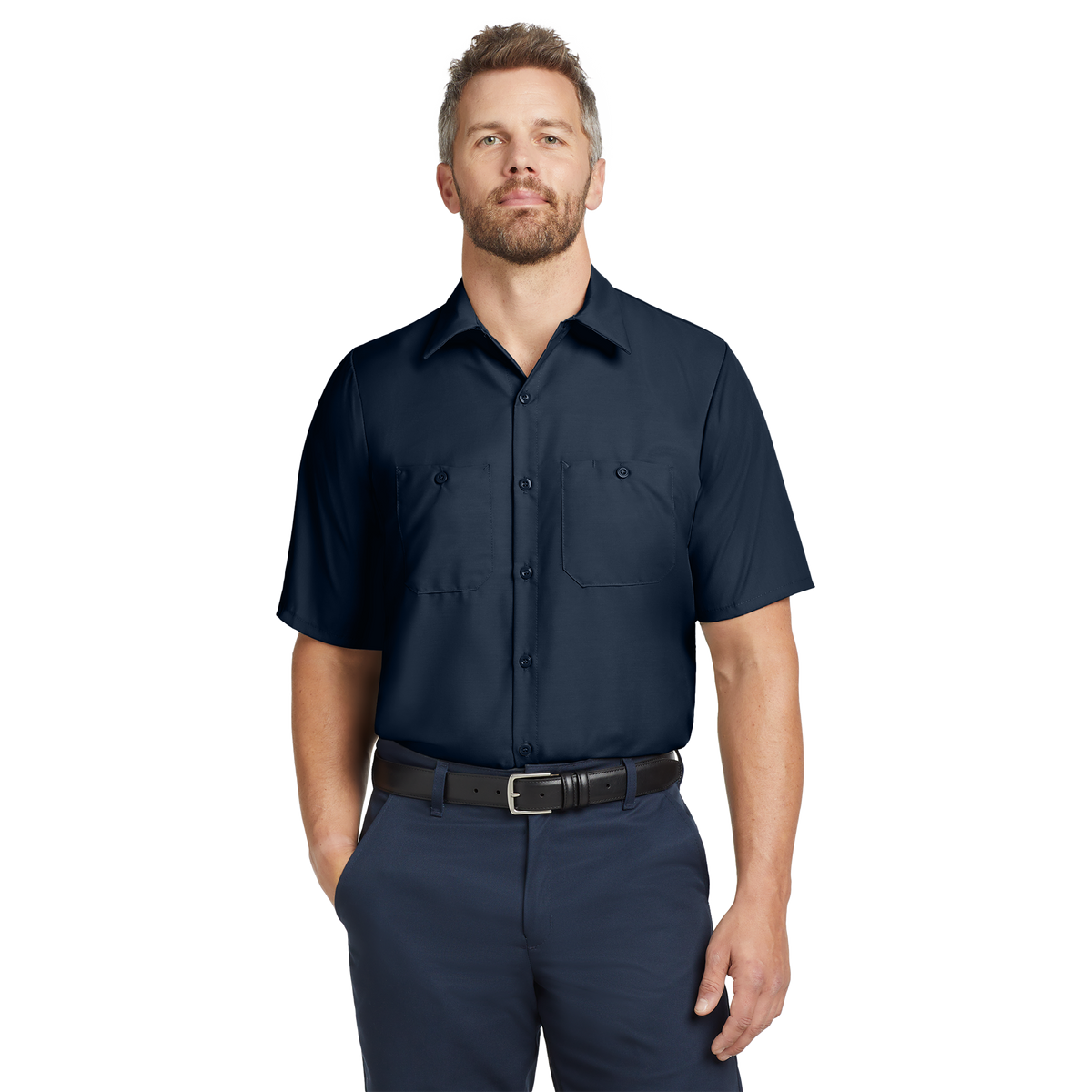 Custom Red Kap® Short Sleeve Industrial Work Shirt | Work Uniform