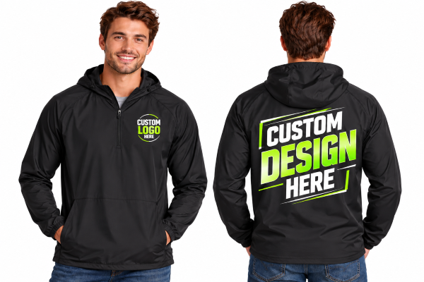 Sport-Tek JST488 Custom Hooded Jacket | DTF Printed