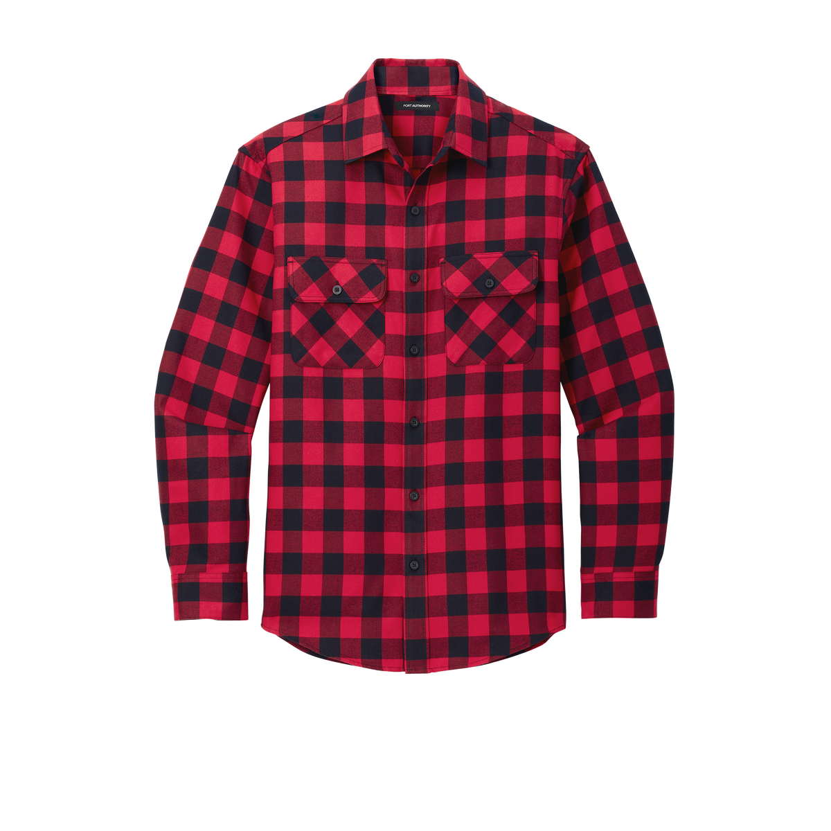 Men's Flannel Shirt | W668 | Blank Plaid Flannel Shirt