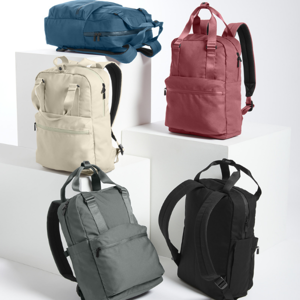Custom Mercer+Mettle® Claremont Handled Backpack | Personalized Laptop Backpack